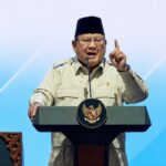 Pernyataan itu disampaikan Prabowo saat berpidato dalam Puncak Peringatan Hari Koperasi Nasional (Harkopnas) ke-79 di Jakarta, Minggu (12/7). (FOTO:Sekretariat Presiden).
